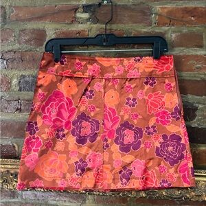 Free People Velvet Retro Mini Skirt